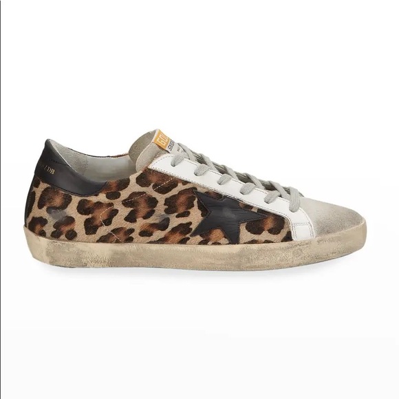 Golden Goose Shoes - Golden Goose Superstar Leopard Calf Hair Sneakers Soze EU 40